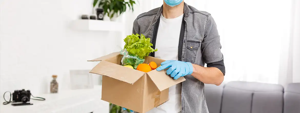 packaged food items for courier from India to the UK