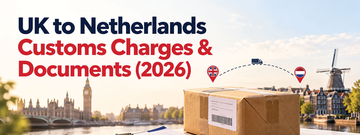 UK to Netherlands customs charges and parcel documents