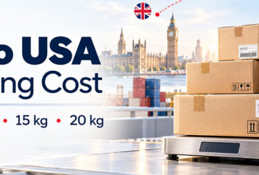 UK to USA Parcel Shipping Cost: 5 kg, 10 kg, 15 kg and 20 kg Examples (2026)